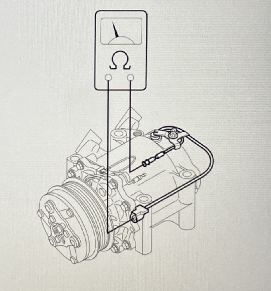 サーマルプロテクタの点検している図